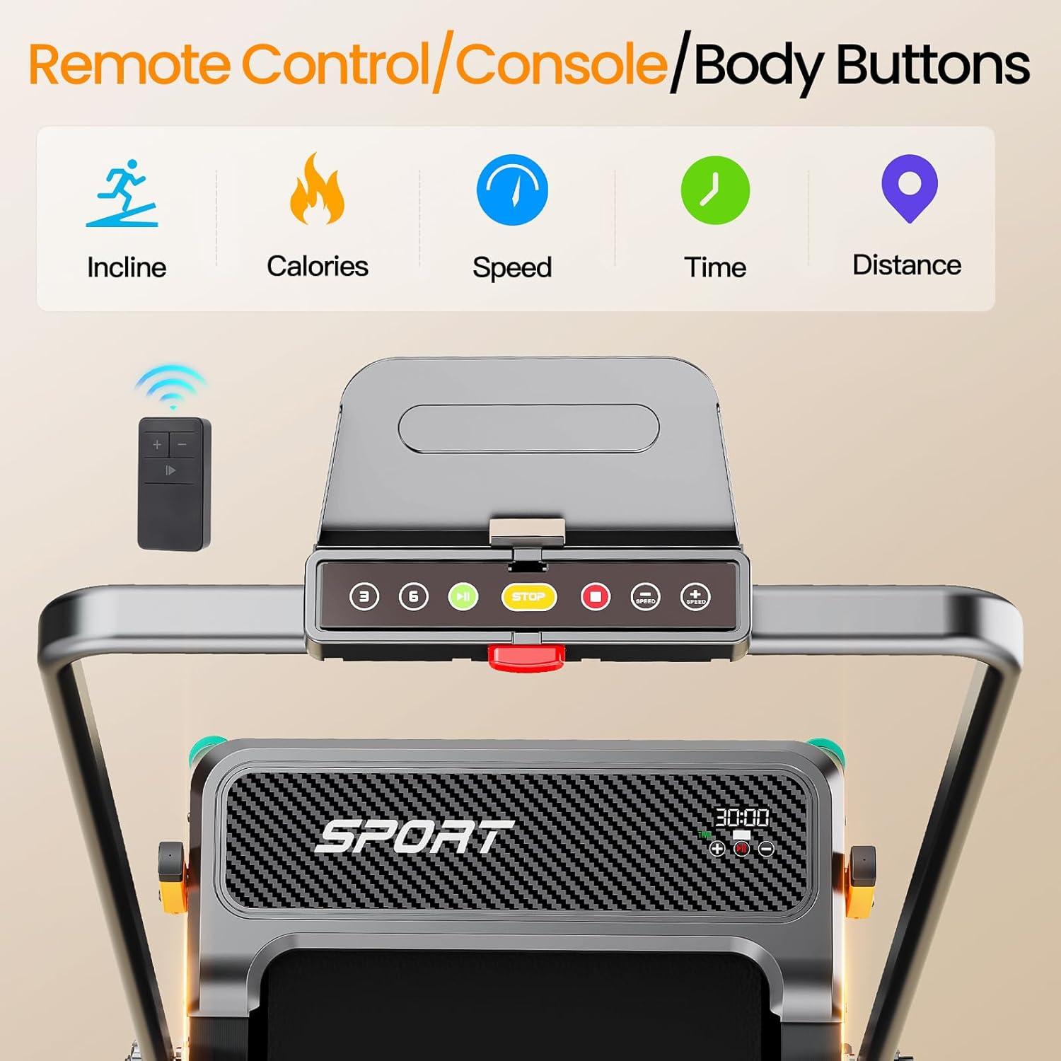 imageAKLUER Walking Pad with Incline  DualSided 2 in 1 Under Desk Treadmill with Shiatsu Foot Massager 330LBs Walking Pad Treadmills for Home and Office LED Display and Remote ControlWhite
