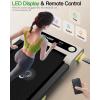 imageAKLUER Walking Pad with Incline Under Desk Treadmill for Home 25HP Portable Treadmills with Remote Control 4 in 1 Incline Treadmill with LED Display