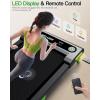 imageWalking Pad with Incline Akluer Incline Treadmills for Home 25 HP Under Desk Treadmill Small with Remote Control Walking Pad Small Treadmill with LED DisplayCharcoal Black