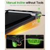imageWalking Pad with Incline Akluer Incline Treadmills for Home 25 HP Under Desk Treadmill Small with Remote Control Walking Pad Small Treadmill with LED DisplayBlack