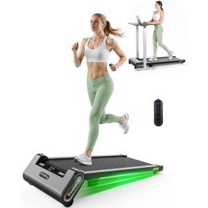 imageAkluer 13 6Level Walking Pad with Auto Incline  Treadmill with Auto Incline and Remote Control 330Lbs Capacity Portable Compact Treadmill for Home Office LED DisplayDark Black