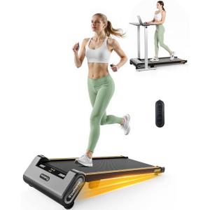 imageAkluer 13 6Level Walking Pad with Auto Incline  Treadmill with Auto Incline and Remote Control 330Lbs Capacity Portable Compact Treadmill for Home Office LED DisplayOrange