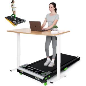 imageWalking Pad with Incline Akluer Incline Treadmills for Home 25 HP Under Desk Treadmill Small with Remote Control Walking Pad Small Treadmill with LED DisplayCharcoal Black