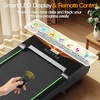 image:imageAkluer Walking Pad Treadmill with Incline  Portable 25HP Quiet Under Desk Treadmill for Small Home Office or Apartment with Remote Control and LED DisplayGreen