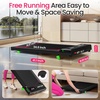 image:imageAkluer Walking Pad Treadmill with Incline  Portable 25HP Quiet Under Desk Treadmill for Small Home Office or Apartment with Remote Control and LED DisplayBlack