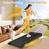 image:imageAkluer Walking Pad Treadmill with Incline  Portable 25HP Quiet Under Desk Treadmill for Small Home Office or Apartment with Remote Control and LED DisplayGreen