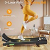 image:imageAkluer Walking Pad Treadmill with Incline  Portable 25HP Quiet Under Desk Treadmill for Small Home Office or Apartment with Remote Control and LED DisplayGreen