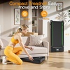 image:imageAkluer Walking Pad Treadmill with Incline  Portable 25HP Quiet Under Desk Treadmill for Small Home Office or Apartment with Remote Control and LED DisplayGreen