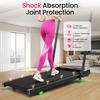 image:imageAkluer Walking Pad Treadmill with Incline  Portable 25HP Quiet Under Desk Treadmill for Small Home Office or Apartment with Remote Control and LED DisplayJet Black