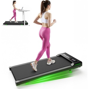 image:imageAkluer Walking Pad Treadmill with Incline  Portable 25HP Quiet Under Desk Treadmill for Small Home Office or Apartment with Remote Control and LED DisplayBlack