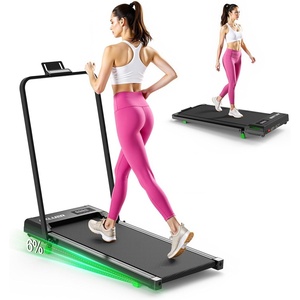 image:imageAkluer Walking Pad Treadmill with Incline  Portable 25HP Quiet Under Desk Treadmill for Small Home Office or Apartment with Remote Control and LED DisplayJet Black