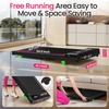 image:imageAkluer Walking Pad Treadmill Portable Under Desk Treadmill 330lbs Capacity Compact Treadmills Mini Walking Pad 25HP Portable Treadmills with Remote Control for Home Office Small SpaceSatin Black