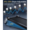 image:imageAkluer 13 6Level Walking Pad with Auto Incline  Treadmill with Auto Incline and Remote Control 330Lbs Capacity Portable Under Desk Treadmill for Home Office LED DisplayLight Black