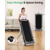 image:imageAkluer 13 6Level Walking Pad with Auto Incline  Treadmill with Auto Incline and Remote Control 330Lbs Capacity Portable Under Desk Treadmill for Home Office LED DisplayDeep Black
