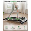 image:imageAkluer 13 6Level Walking Pad with Auto Incline  Treadmill with Auto Incline and Remote Control 330Lbs Capacity Portable Under Desk Treadmill for Home Office LED DisplayDeep Black