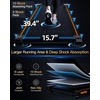 image:imageAkluer 13 6Level Walking Pad with Auto Incline  Treadmill with Auto Incline and Remote Control 330Lbs Capacity Portable Under Desk Treadmill for Home Office LED DisplayOrange