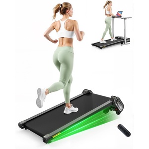 image:imageAkluer 13 6Level Walking Pad with Auto Incline  Treadmill with Auto Incline and Remote Control 330Lbs Capacity Portable Under Desk Treadmill for Home Office LED DisplayLight Black