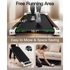 image:imageWalking Pad with Incline Akluer Incline Treadmills for Home 25 HP Under Desk Treadmill Small with Remote Control Walking Pad Small Treadmill with LED DisplayPearl White