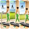 image:imageWalking Pad with Incline Akluer Incline Treadmills for Home 25 HP Under Desk Treadmill Small with Remote Control Walking Pad Small Treadmill with LED DisplayGreen Black