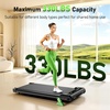 image:imageWalking Pad with Incline Akluer Incline Treadmills for Home 25 HP Under Desk Treadmill Small with Remote Control Walking Pad Small Treadmill with LED DisplayGreen Black