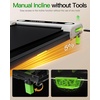 image:imageWalking Pad with Incline Akluer Incline Treadmills for Home 25 HP Under Desk Treadmill Small with Remote Control Walking Pad Small Treadmill with LED DisplayPearl White