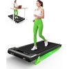 image:imageWalking Pad with Incline Akluer Incline Treadmills for Home 25 HP Under Desk Treadmill Small with Remote Control Walking Pad Small Treadmill with LED DisplayGreen Black